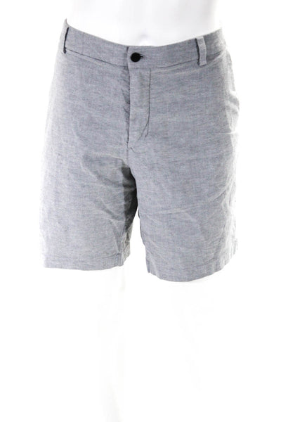 Lululemon Mens Mid Rise Button Up 9" Inseam Bermuda Shorts Gray Size 34