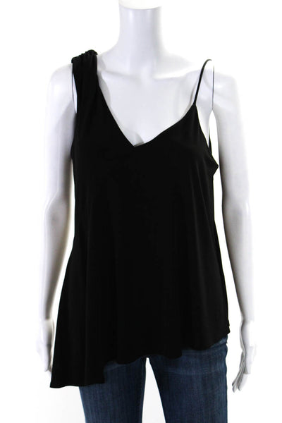 Graham & Spencer Womens Sleeveless Spaghetti Strap Top Black Size Medium