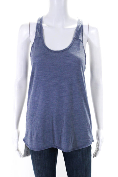 Lululemon Womens Scoop Neck Lightweight Racerback Tank Top Blue Size 8