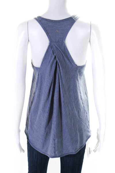 Lululemon Womens Scoop Neck Lightweight Racerback Tank Top Blue Size 8