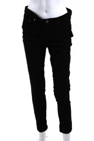 AG Adriano Goldschmied Womens Cotton Legging Super Skinny Pants Black Size EUR29