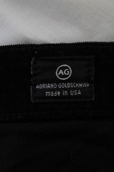 AG Adriano Goldschmied Womens Cotton Legging Super Skinny Pants Black Size EUR29