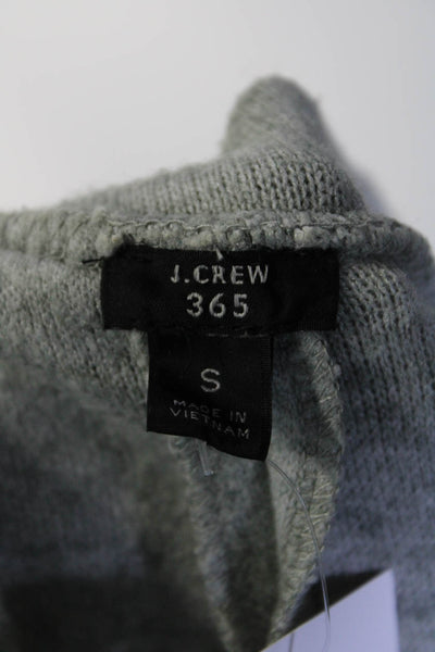 J Crew 365 Womens Long Sleeve Open Front Mid-Length Cardigan Sweater Gray Size S