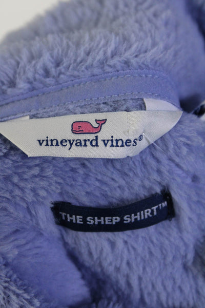 Vineyard Vines Women's High Neck Long Sleeves Pullover Sweater Purple Size M