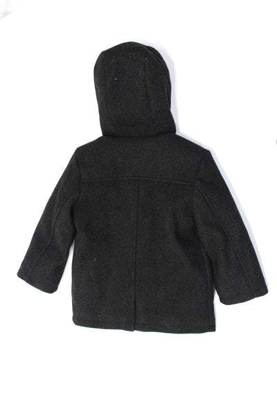 Mayoral Childrens Boys Hooded Toggle Closure Long Sleeves Coat Gray Size 3T