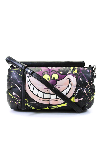 Lumilla by Lulu Eschelman Women's Printed Louise Mini Shoulder Bag Black