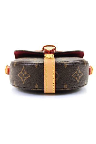 Louis Vuitton Women's Coated Canvas Micro Monogram Chantilly Crossbody Bag Brown