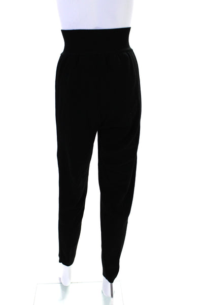 Alaia Womens Elastic Waist High Rise Pull On Sweatpants Black Size Medium