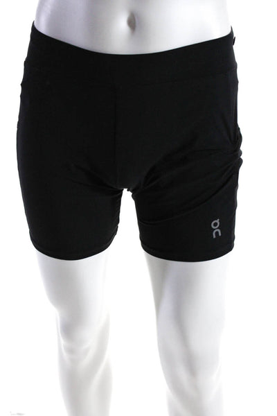 Swiss Engineering Mens Stretch Athletic Pull On Hybrid Shorts Black Size Large