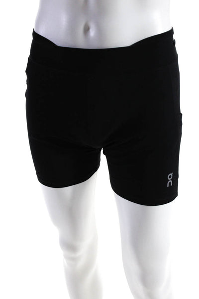 Swiss Engineering Mens Pull On Hybrid Athletic Biker Shorts Black Size Large