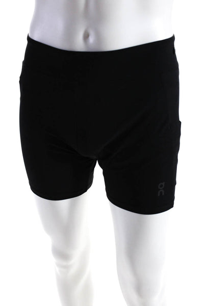 Swiss Engineering Mens Pull On Run On Cloud Hybrid Shorts Black Size Large