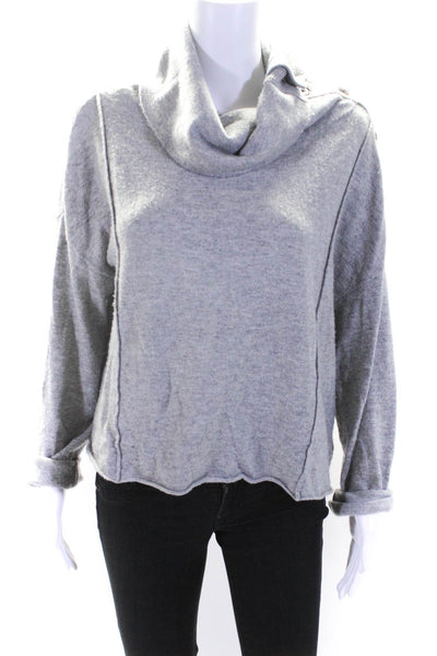 Splendid Womens Gray Turtleneck Long Sleeve Pullover Sweater Top Size XS