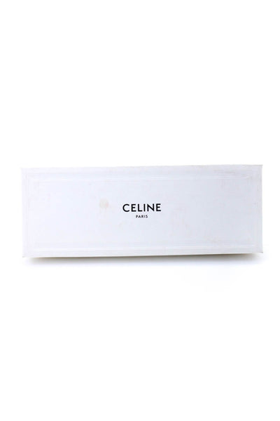 Celine Womens Metal Foldable Detail Cosmic Cruiser Hair Comb Black Silver