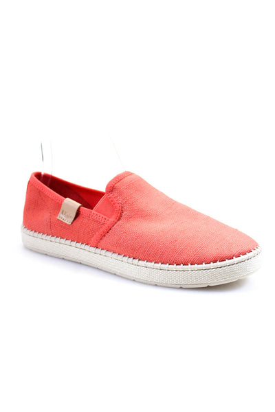 Ugg Womens Woven Slip On Flat Casual Shoes Pink Size 8.5