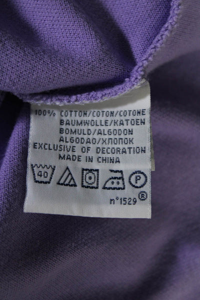 Polo Ralph Lauren Mens Short Sleeve Pique Polo Shirt Lavender Size Extra Large