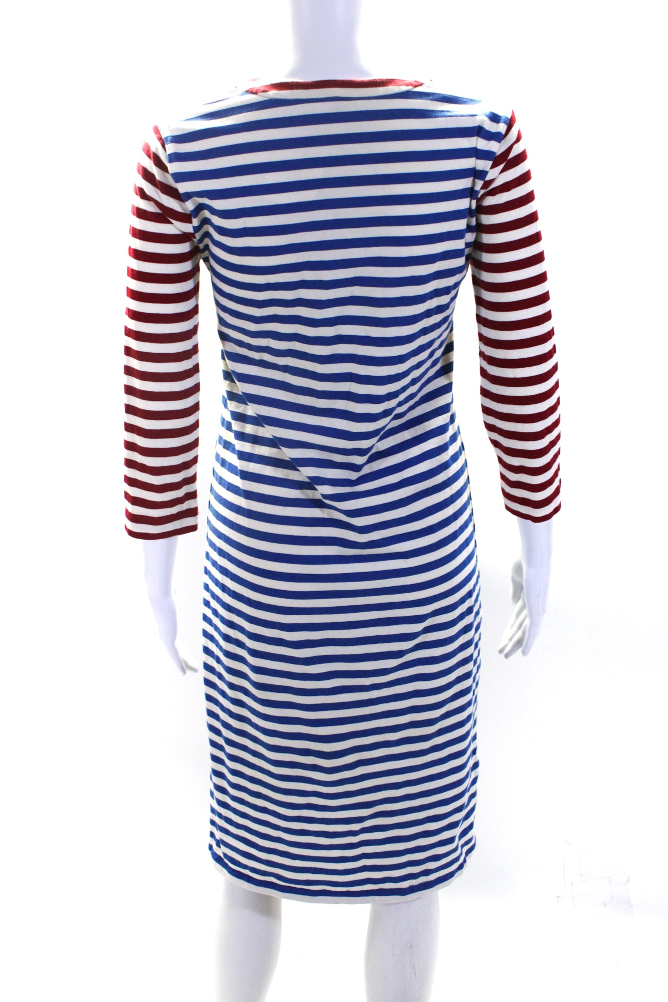 J crew striped t shirt dress best sale