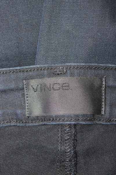 Vince Womens Dark Wash Mid Rise Skinny Jeans Blue Size 26