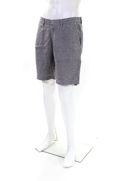 Vilebrequin Men's Button Closure Flat Front Dress Short Gray Size 52