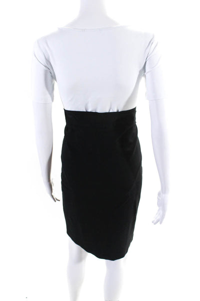 Avenue Montaigne Womens Unlined Knee Length Pencil Skirt Black Size 10