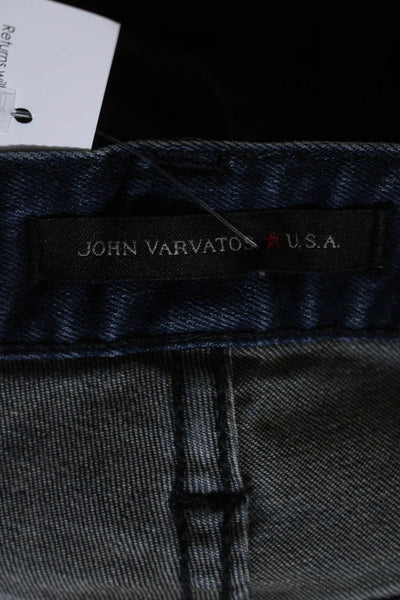 John Varvatos Mens Slim Leg Skinny Jeans Pants Dark Blue Size 33