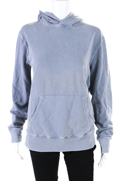 Polo Ralph Lauren Womens Faded Blue Long Sleeve Pullover Hoodie Size S