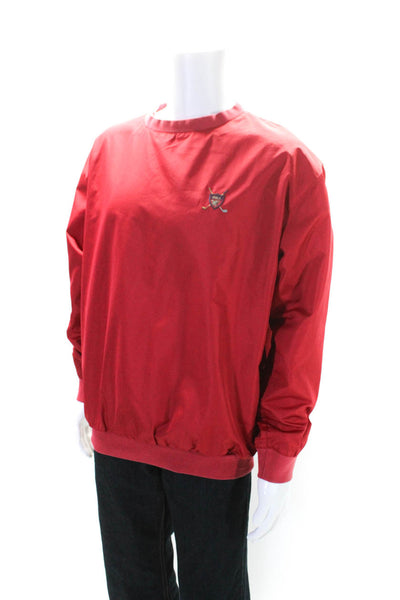 Polo Golf Ralph Lauren Mens Crewneck Pullover Sweatshirt Red Size M