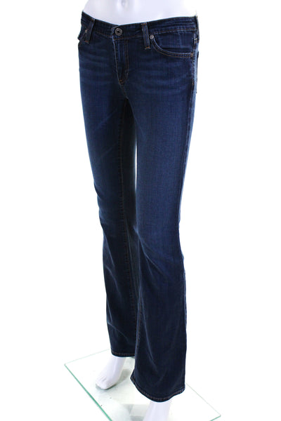 AG Adriano Goldschmied Womens The Angel Flare Leg Jeans Blue Cotton Size 27