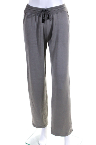 ELEVENTY Platinum Womens Silk Tank Top Sweat Suit Gray Size Large/Small