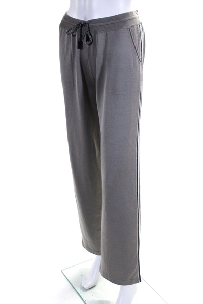 ELEVENTY Platinum Womens Silk Tank Top Sweat Suit Gray Size Large/Small