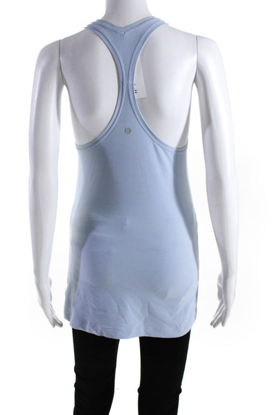 Lululemon Womens Jersey Racerback Active Sleeveless Tank Top Lilac Blue Size 6