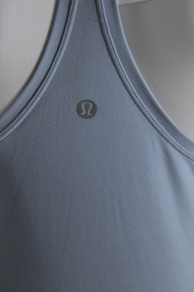 Lululemon Womens Jersey Racerback Active Sleeveless Tank Top Lilac Blue Size 6