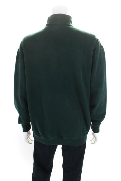 Polo Golf Ralph Lauren Men's Turtleneck Long Sleeves Sweatshirt Green Size L