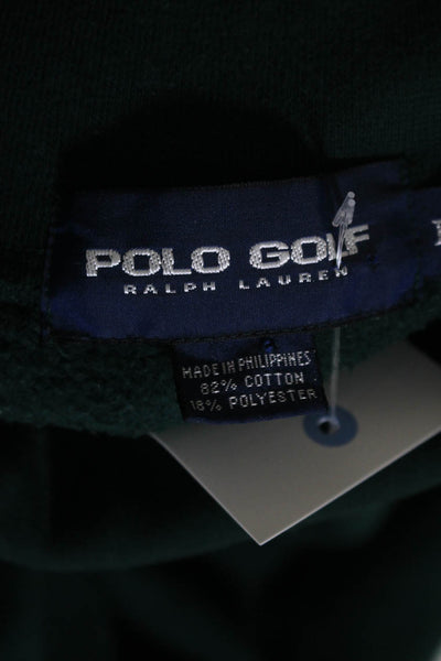 Polo Golf Ralph Lauren Men's Turtleneck Long Sleeves Sweatshirt Green Size L