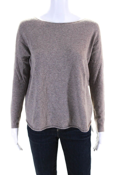 Vince Womens Long Sleeves Crew Neck Pullover Sweater Beige Wool Size Extra Small