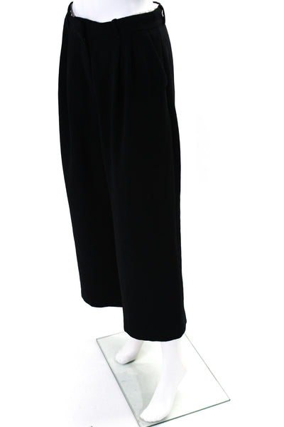 Wilfred Womens Zipper Fly High Rise Wide Leg Trouser Pants Black Size 8