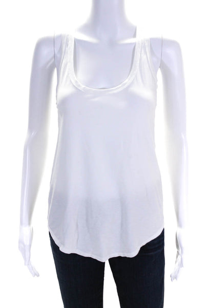 Lululemon Women's Scoop Neck Athletic Racerback Tank Top White Size S