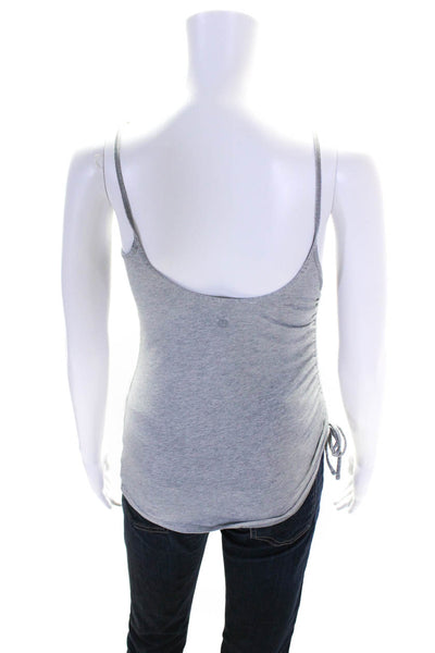 Lululemon Women's Scoop Neck Spaghetti Straps Cinch Tank Top Gray Size S