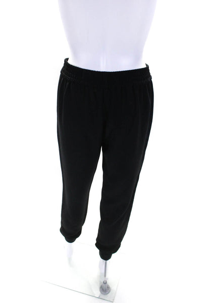 Joie Womens Solid Black High Rise Pull On Cuff Ankle Jogger Pants Size S