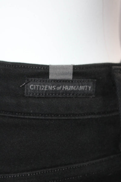 Citizens of Humanity Womens Black High Rise Skinny Leg Denim Jeans Size 27