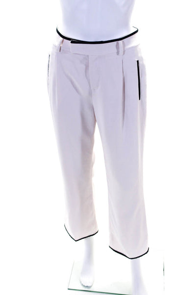 Equipment Femme Womens High-Rise Hook Closure Pants Trousers Pink Size 2