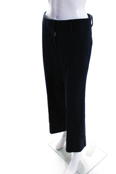 Tse Womens Cashmere Four Pocket Mid-Rise Wide Leg Pants Trousers Navy Size 2