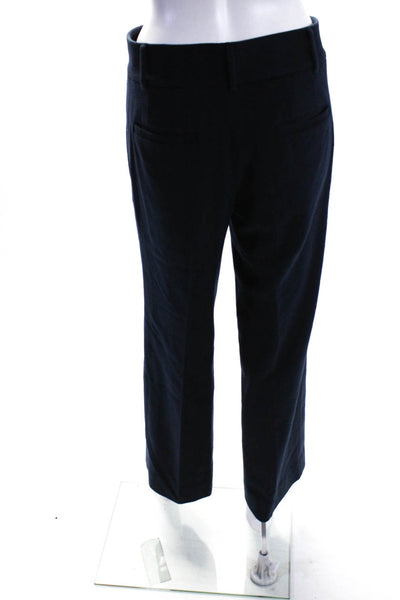 Tse Womens Cashmere Four Pocket Mid-Rise Wide Leg Pants Trousers Navy Size 2