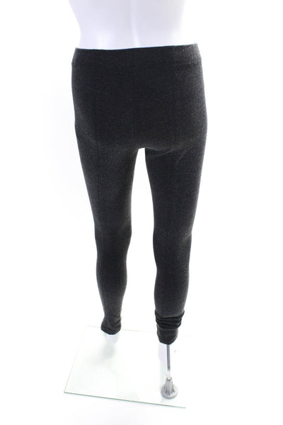 Vince Womens Elastic Waist Pull On Low Rise Ankle Leggings Dark Gray Size S