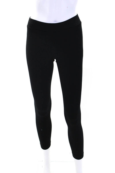 Vince Womens Elastic Waist Low Rise Pull On Capri Leggings Black Size M