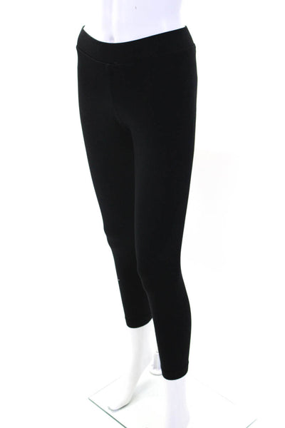 Vince Womens Elastic Waist Low Rise Pull On Capri Leggings Black Size M