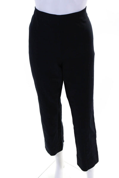 Vince Womens Darted Side Zipped Flat Front Straight Leg Dress Pants Navy Size XL