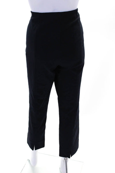 Vince Womens Darted Side Zipped Flat Front Straight Leg Dress Pants Navy Size XL