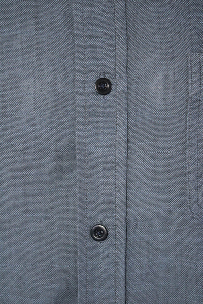 Rails Mens Dusty Blue Cotton Collar Long Sleeve Button Down Shirt Size L