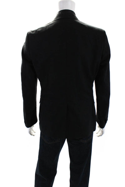 G-Star Raw Mens Buttoned Zipped Collared Long Sleeve Blazer Jacket Black Size M