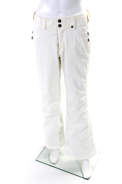 The North Face Womens HyVent Flare Snow Pants White Size Small